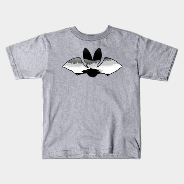 Bat in his element Kids T-Shirt by CritterCommand